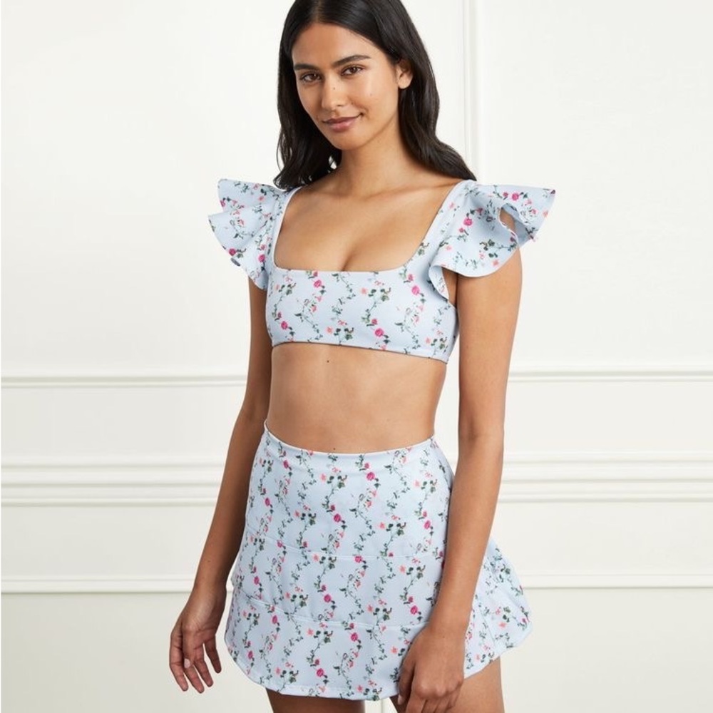 Hill House Home Pond Floral Pool Skirt **Brand New with Tags**